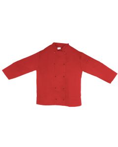 321RED/3/4SleeveM Chef Jacket Red 3/4 Sleeve Medium