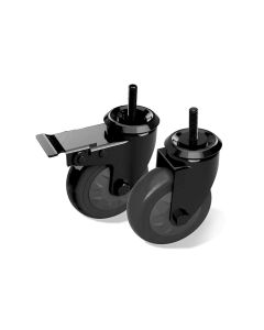 BGE 120410 Kit de 2 Roues avec Freins 4"