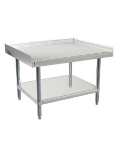 Equipment Stand 30"D X 36"L X 24"H, 16ga Stainless Steel & Galvanized Steel 18 Gauge