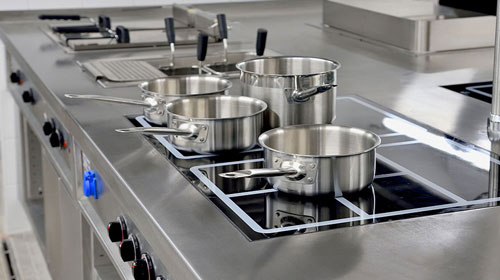 Cookware on stove